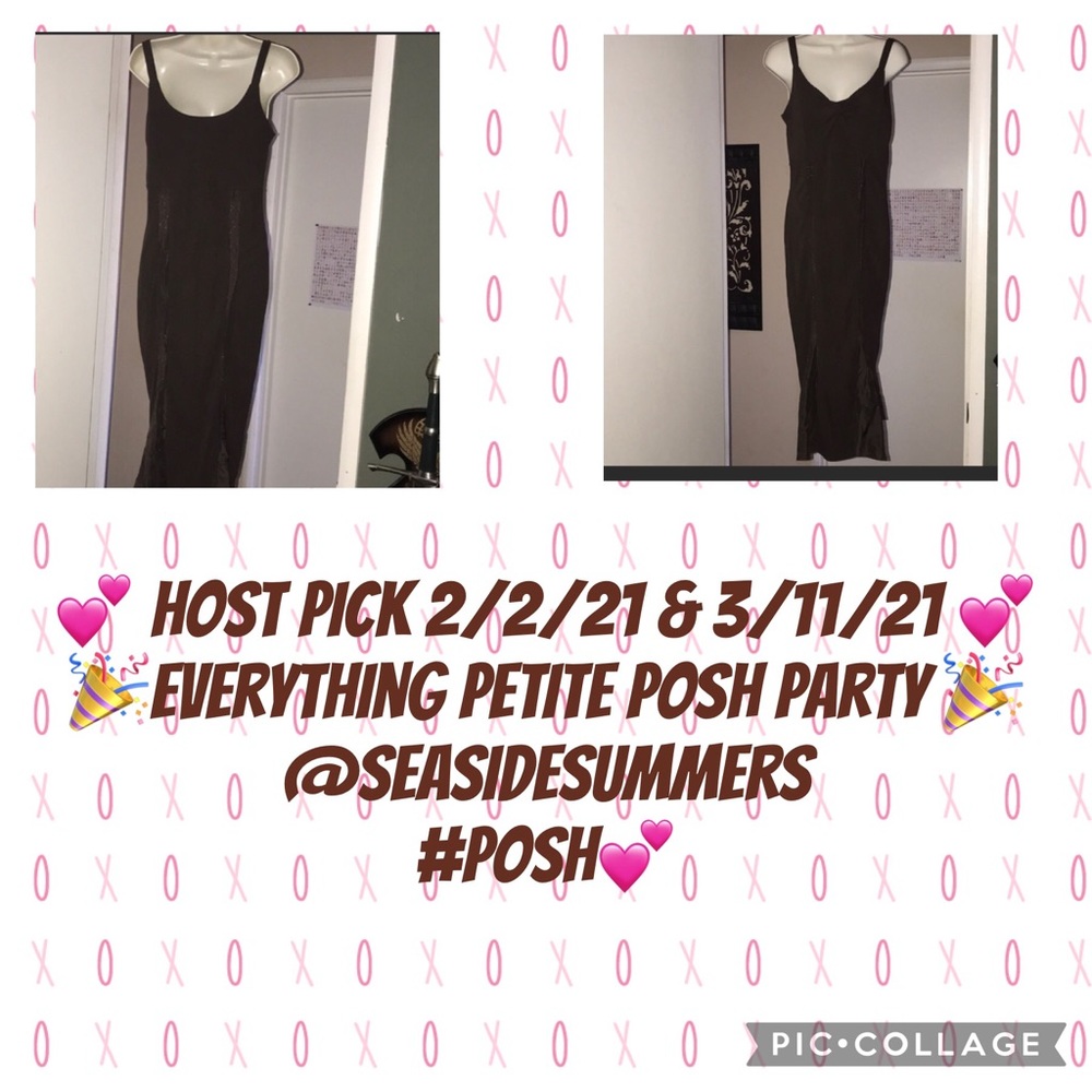 Nine West Petite P/L brown flowy long dress